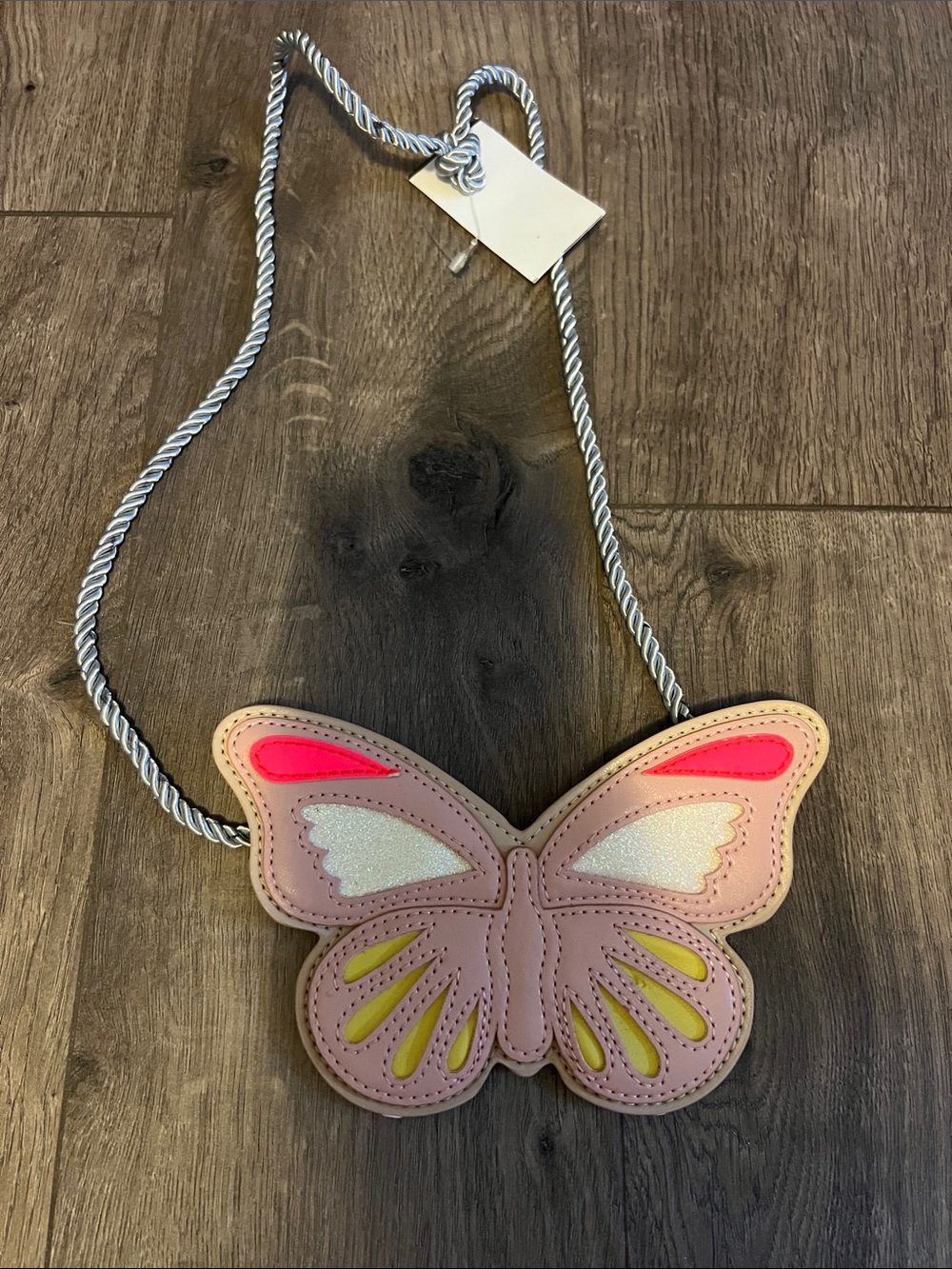 Nwt Stella McCartney kids girls Butterfly Crossbody Bag - Pink